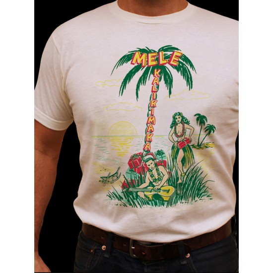 Charming coconut tree style T-shirt HF2114-02-02